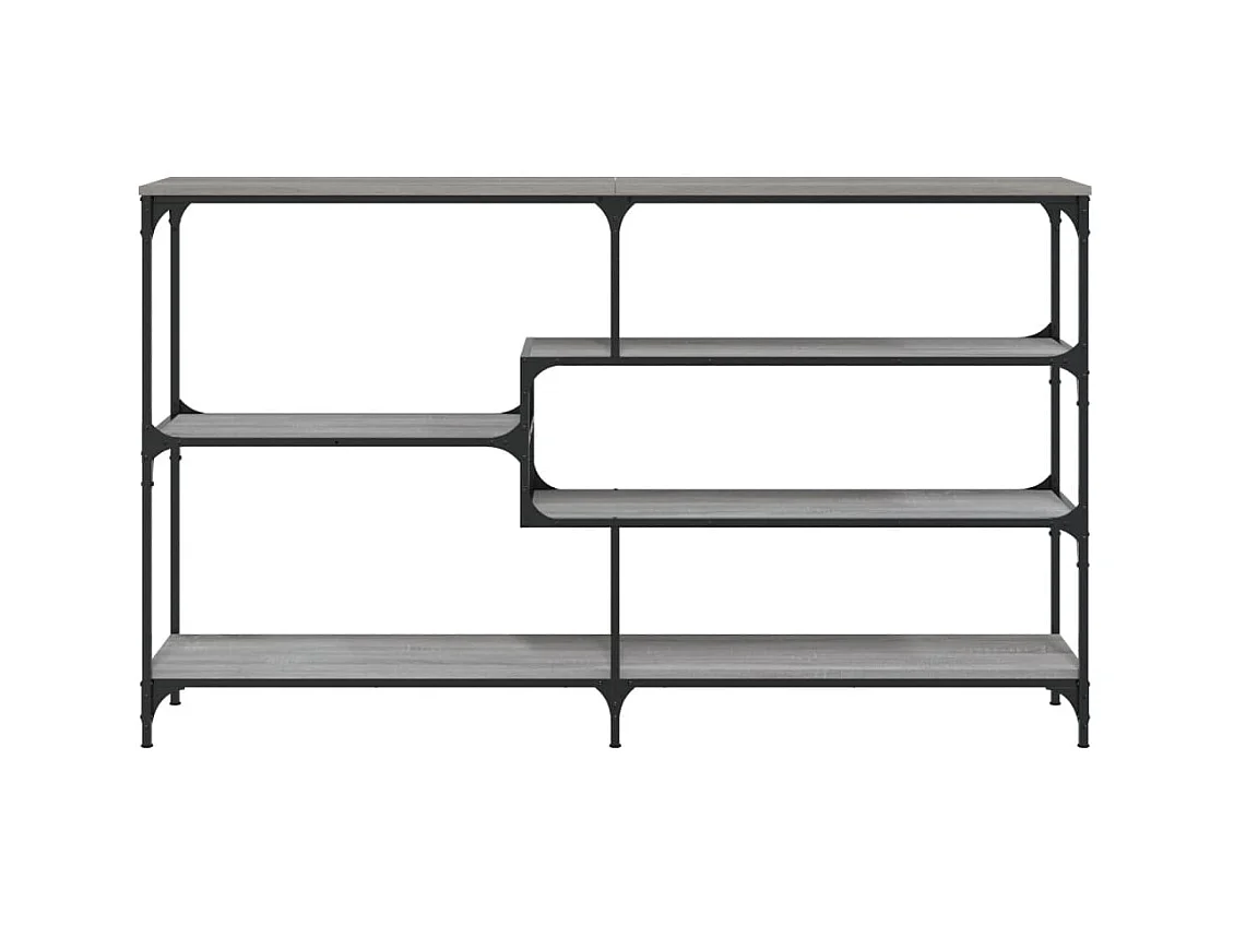 Table console sonoma gris 160x32x95 cm bois d'ingénierie