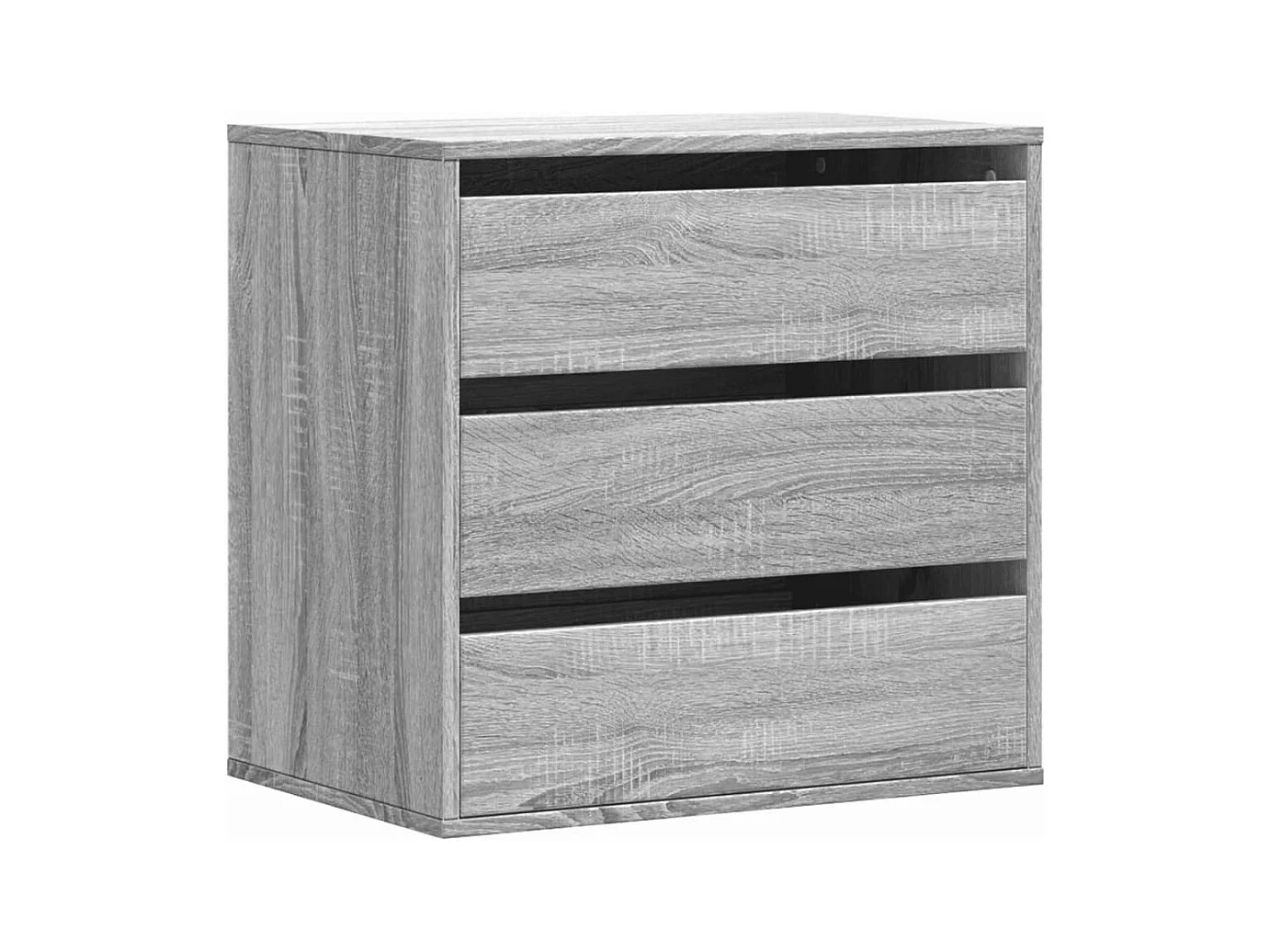 Sonoma grijze hoekladekast 60x41x58 cm bewerkt hout