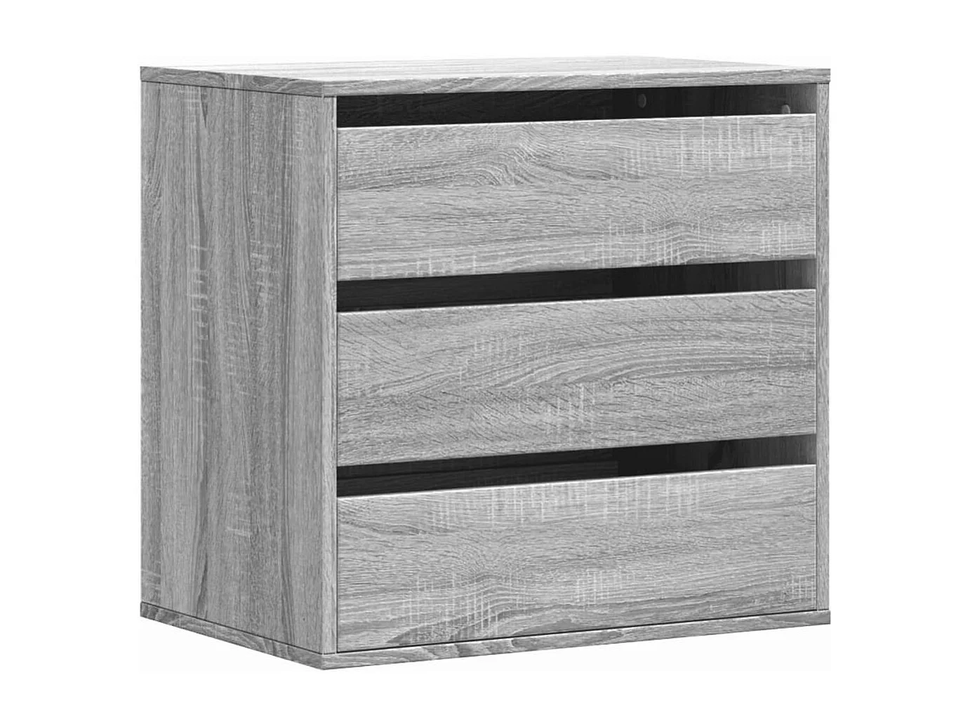 Commode d'angle sonoma gris 60x41x58 cm bois d'ingénierie