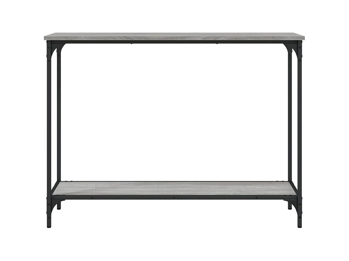 Sonoma grijze consoletafel 101x30,5x75 cm bewerkt hout