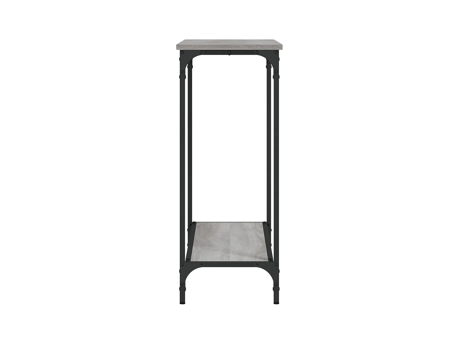 Sonoma grijze consoletafel 101x30,5x75 cm bewerkt hout