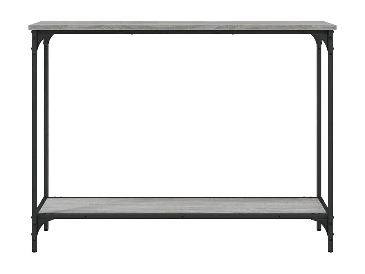 Mesa consola Sonoma gris 101x30,5x75 cm madera de ingeniería