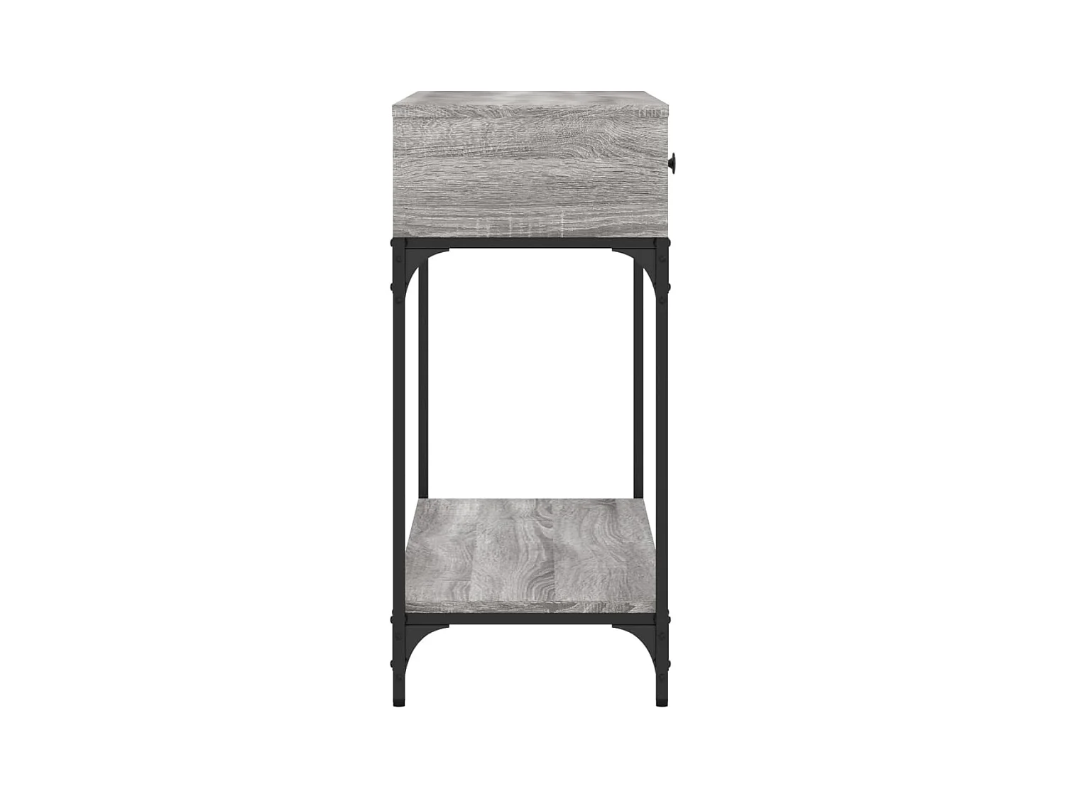 Mesa consola Sonoma gris 100x34,5x75 cm madera de ingeniería