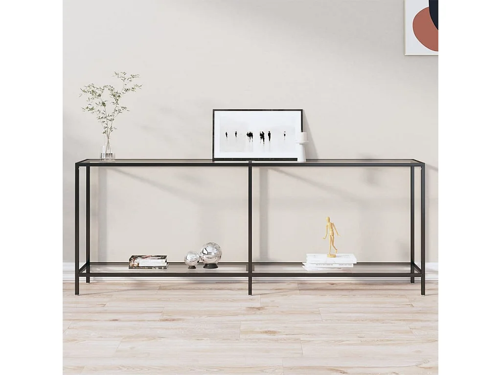Transparante consoletafel 200x35x75,5 cm Gehard glas
