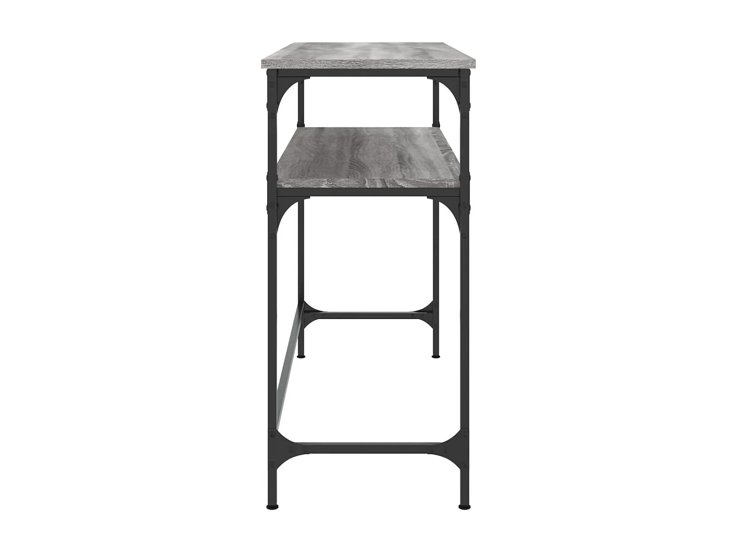 Sonoma grijze consoletafel 100x35,5x75 cm bewerkt hout