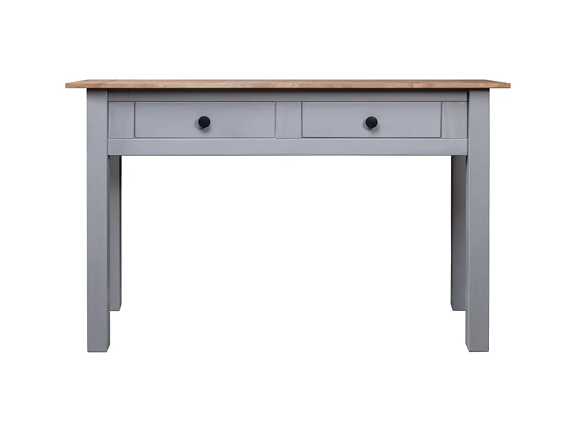 Grijze consoletafel 110x40x72 cm Massief grenen Panama-serie