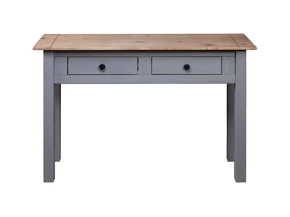 Grijze consoletafel 110x40x72 cm Massief grenen Panama-serie