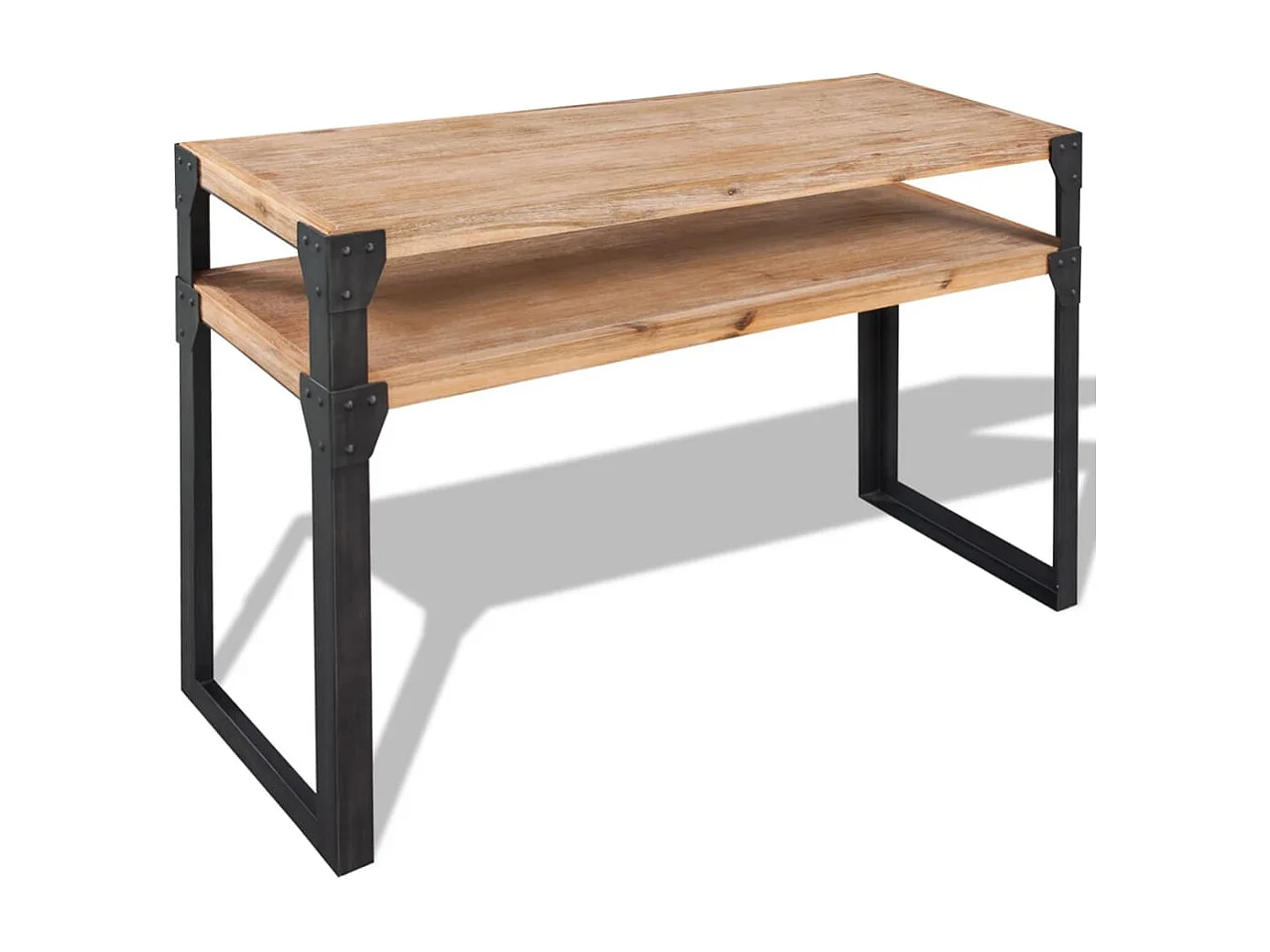 Consola de mesa Bois d'acacia massif 120 x 40 x 85 cm