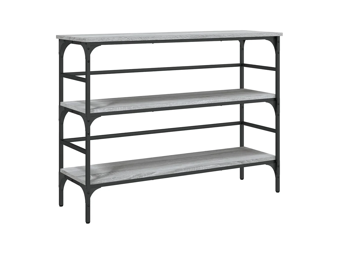 Sonoma grijze consoletafel 100x32x75 cm bewerkt hout