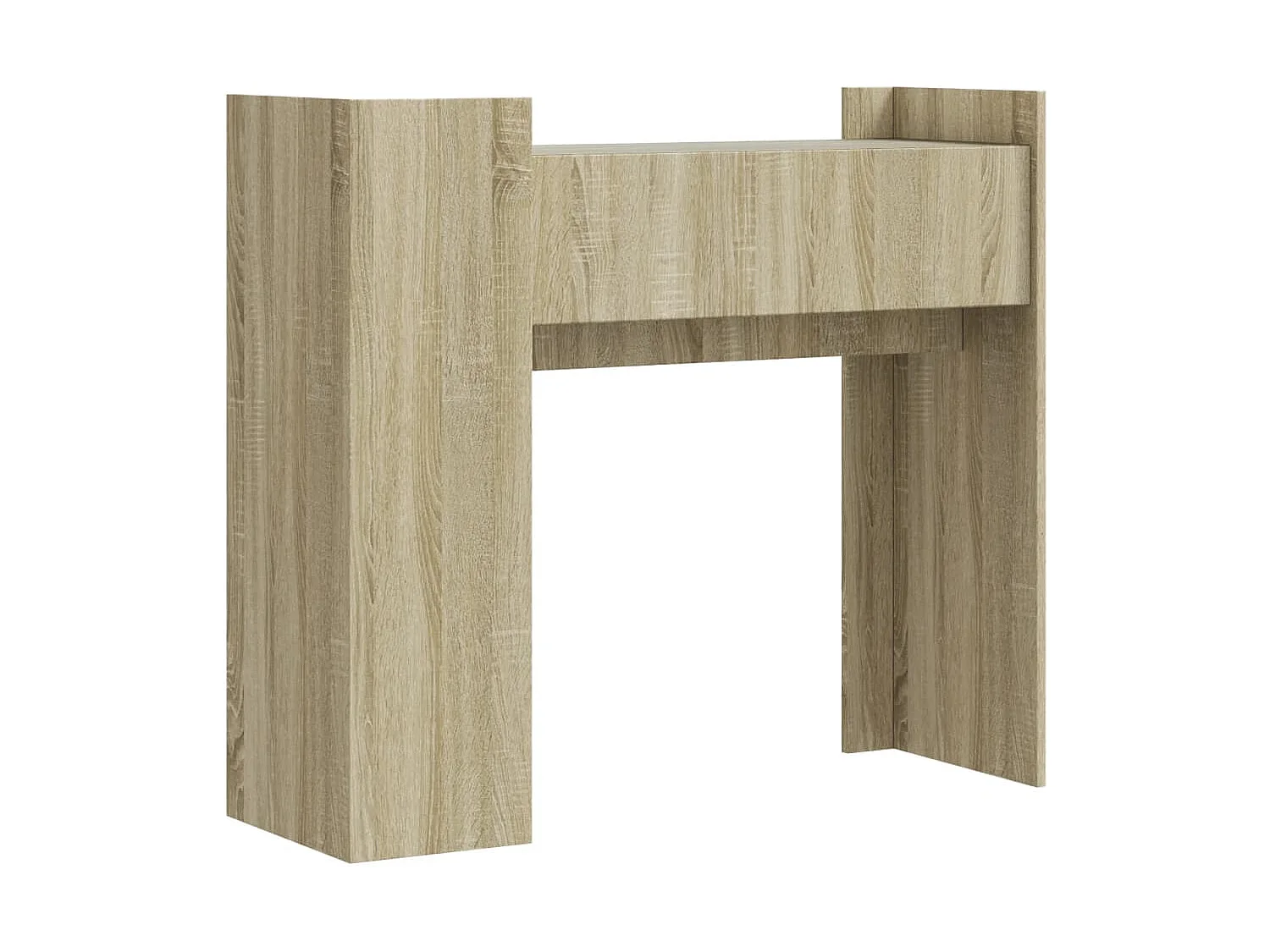 Consolle in rovere Sonoma 100x35x90 cm in legno ingegnerizzato