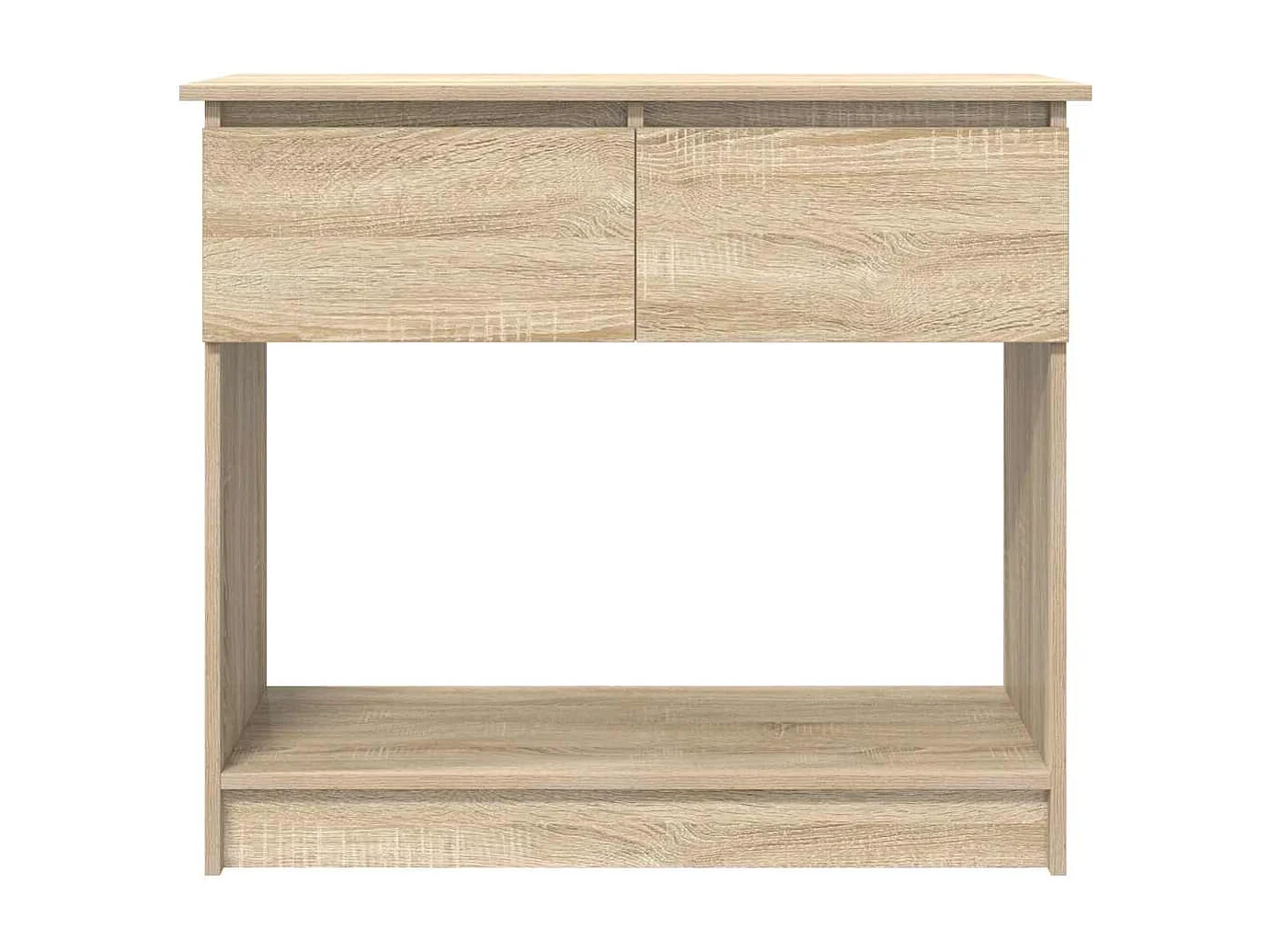 Table console avec tiroirs chêne sonoma 85,5x38,5x74,5 cm