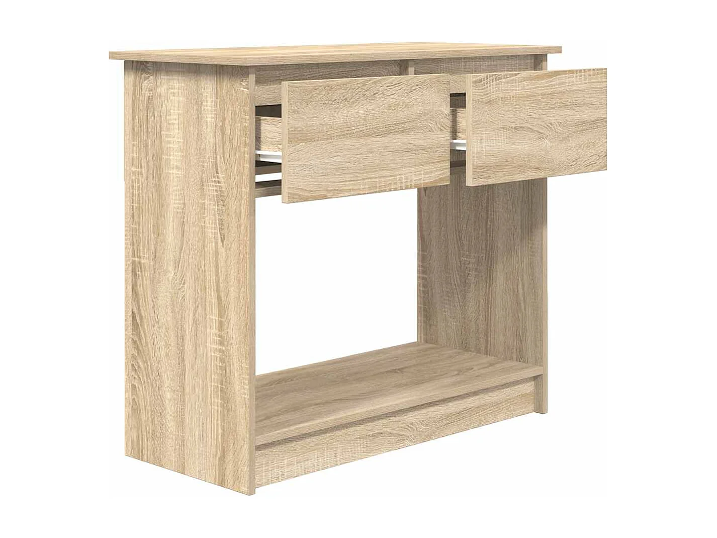 Table console avec tiroirs chêne sonoma 85,5x38,5x74,5 cm
