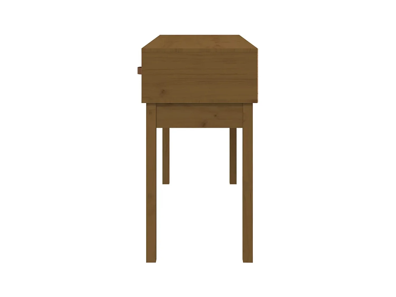 Table console Marron miel 114x40x75 cm Bois massif de pin