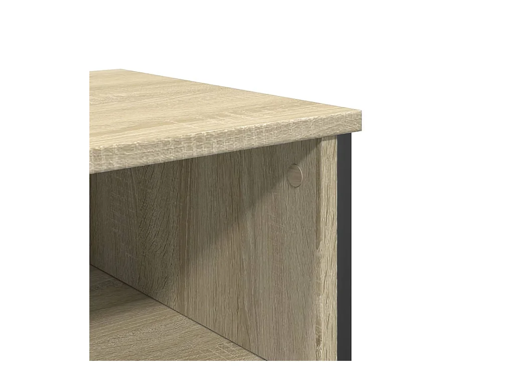 Table console chêne sonoma 100x35x74,5 cm bois d'ingénierie