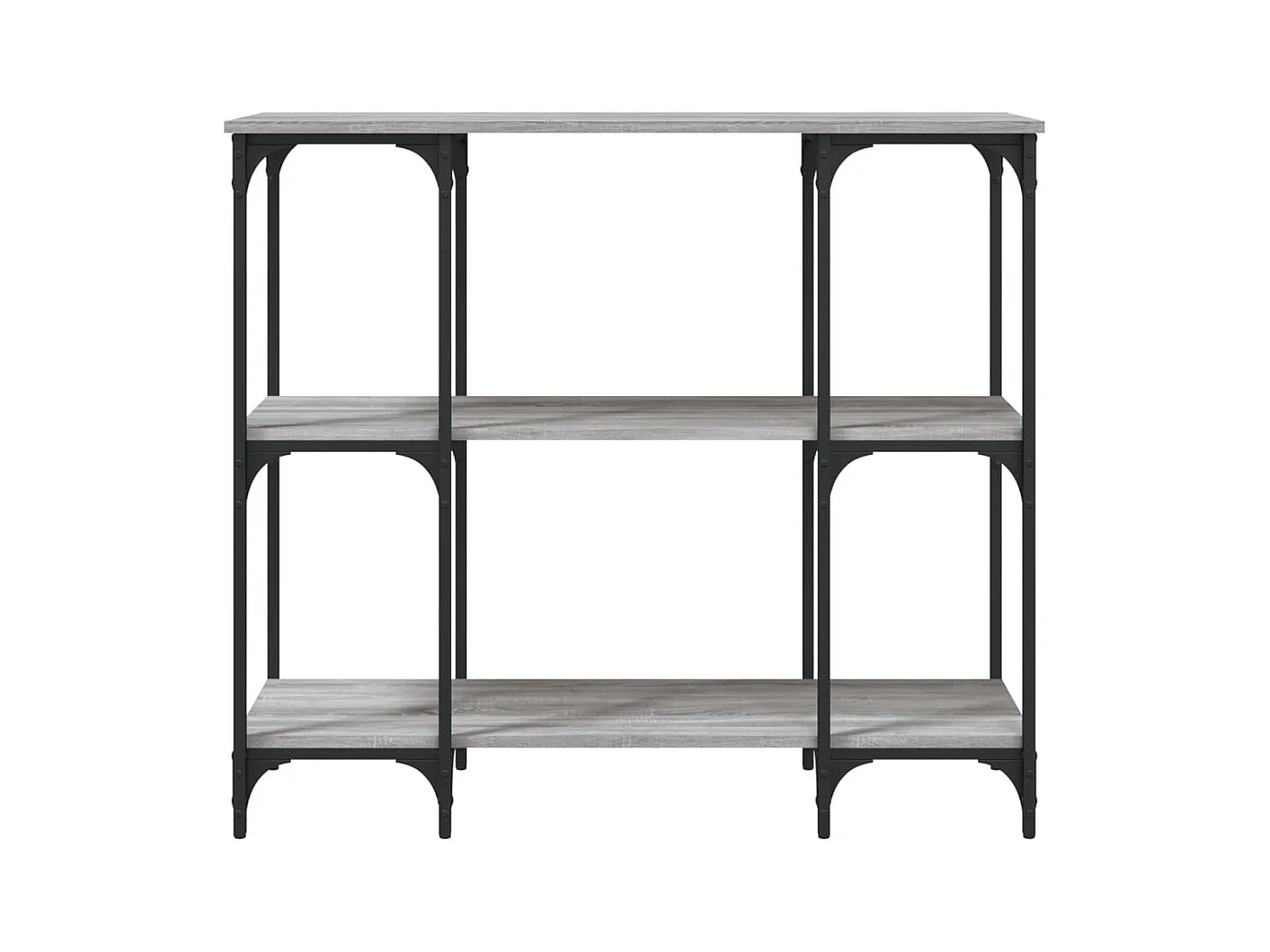 Mesa consola Sonoma gris 102x35x90 cm madera de ingeniería