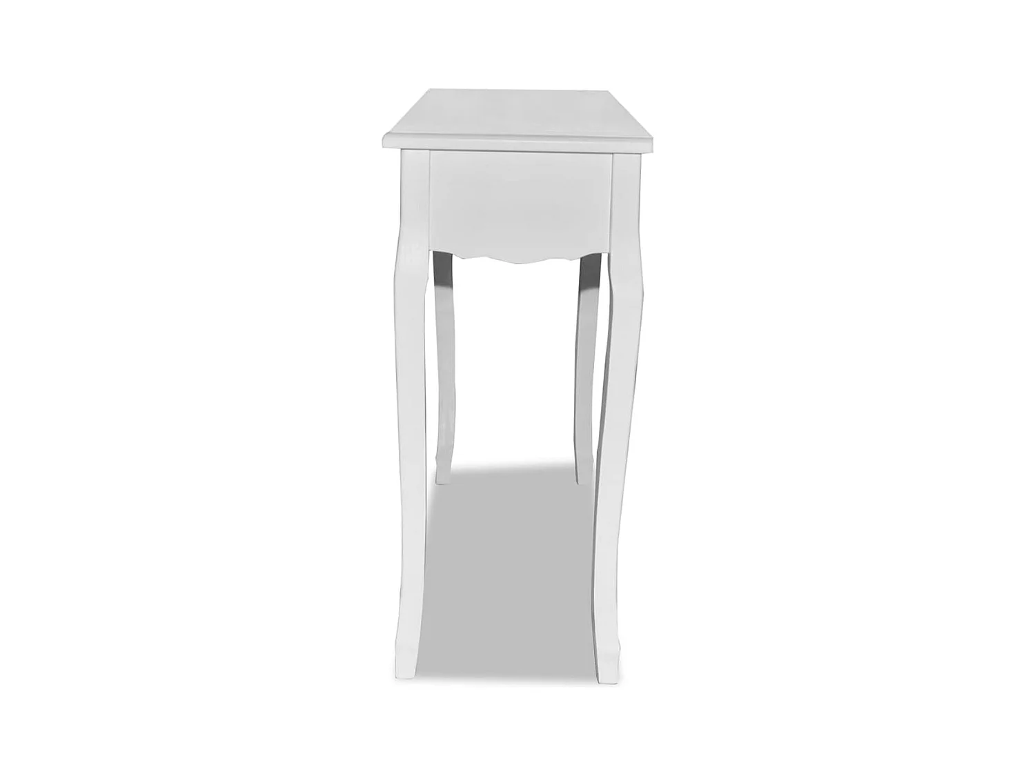 Witte consoletafel en kaptafel