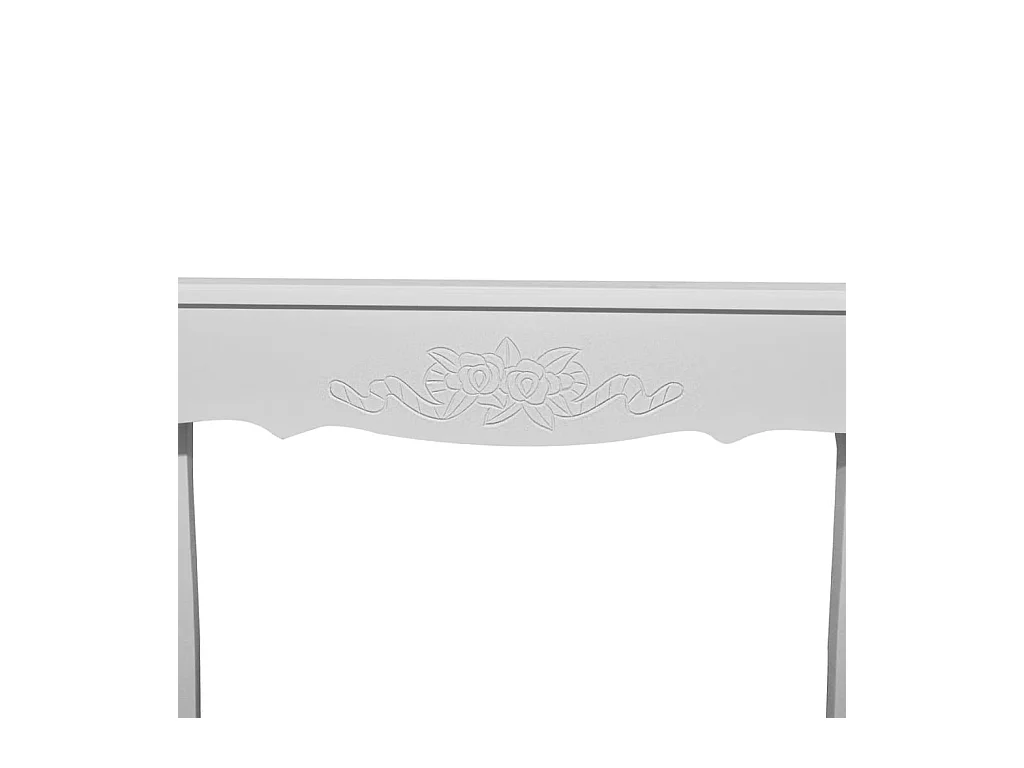 Witte consoletafel en kaptafel