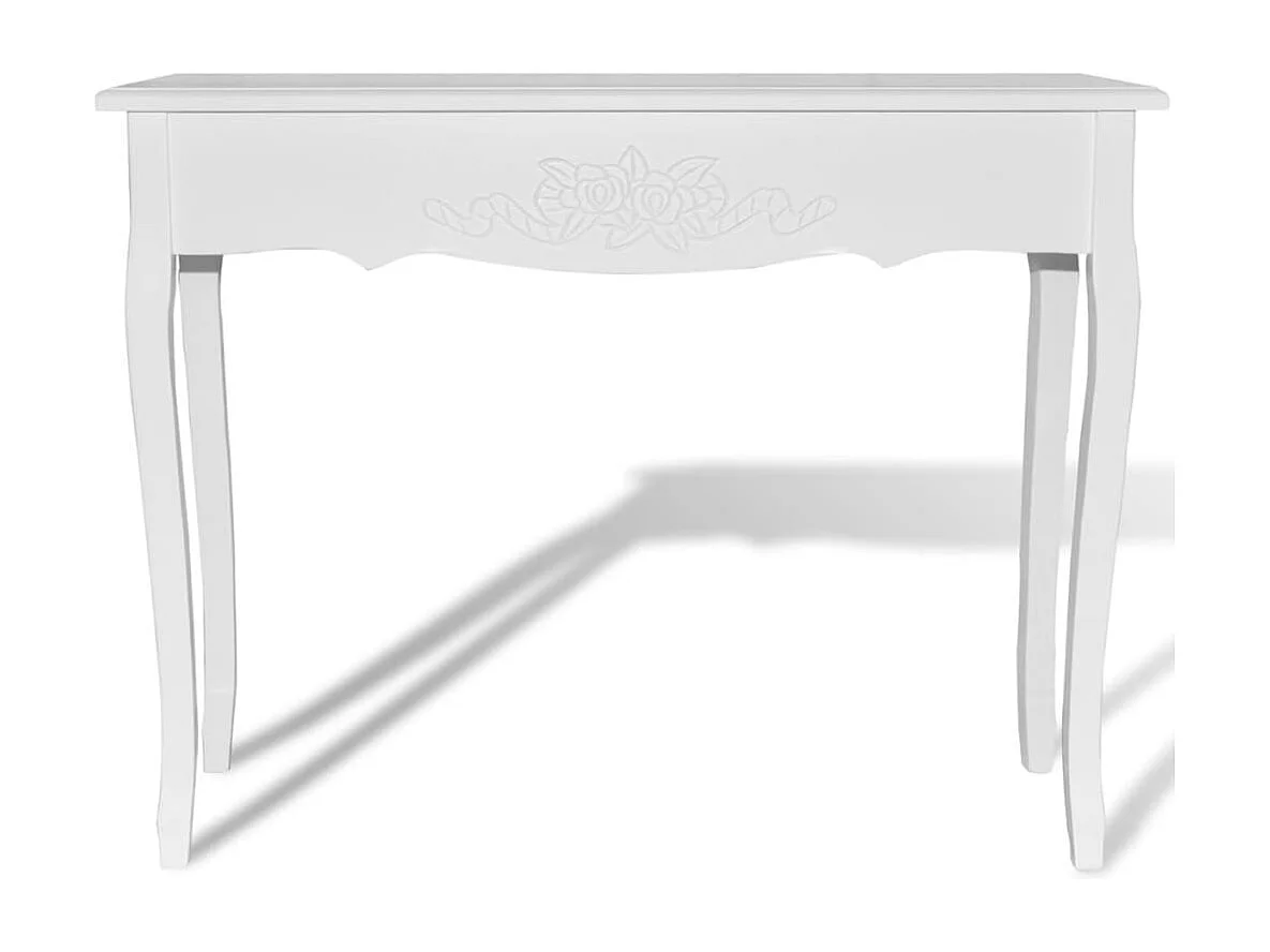 Table de console et coiffeuse Blanc