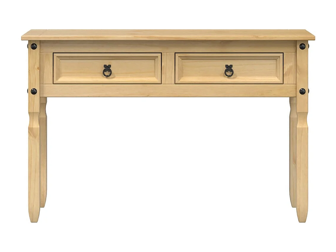 Table console 115x46x73 cm bois de pin massif