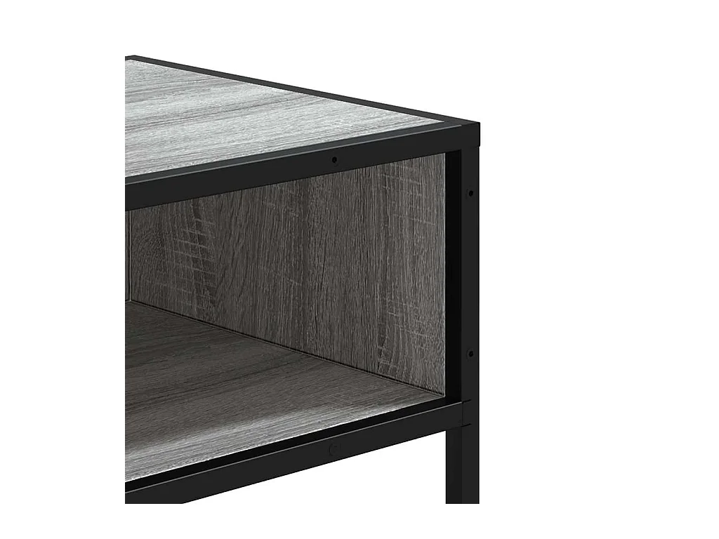 Sonoma grijze consoletafel 90x35x80 cm bewerkt hout