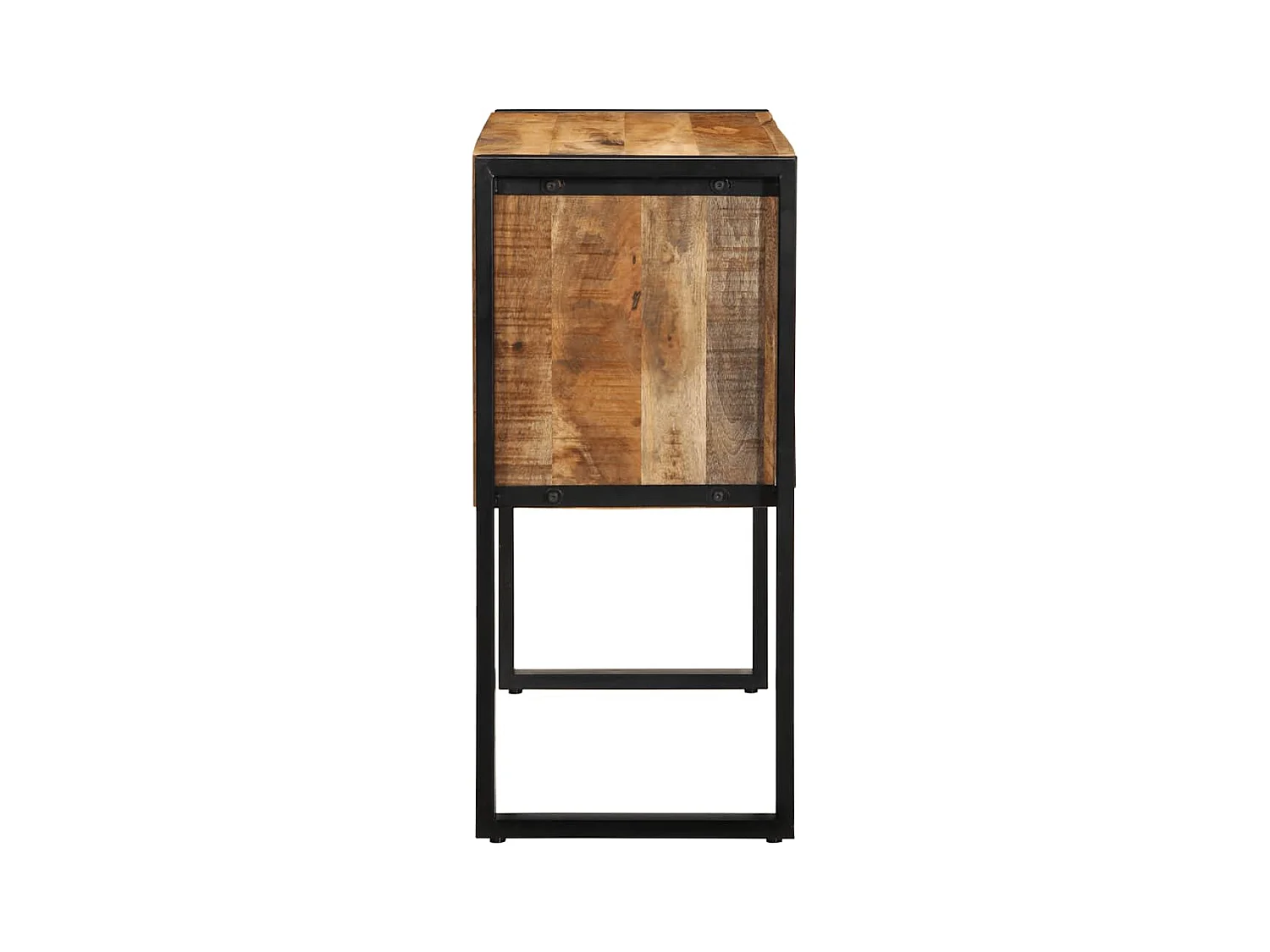 Armoire de console 90x35x75 cm bois de manguier massif brut