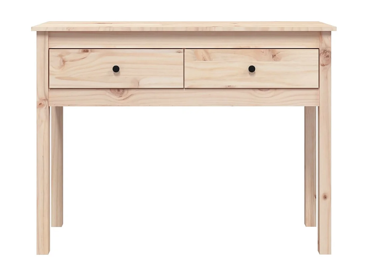 Table console 100x35x75 cm Bois massif de pin