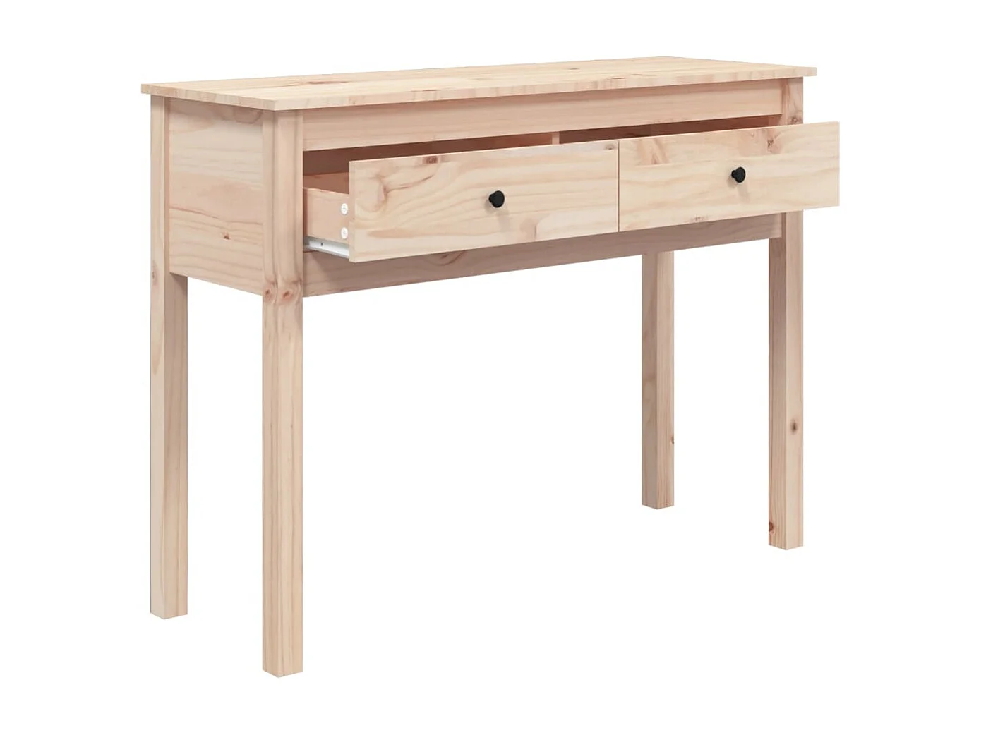 Table console 100x35x75 cm Bois massif de pin