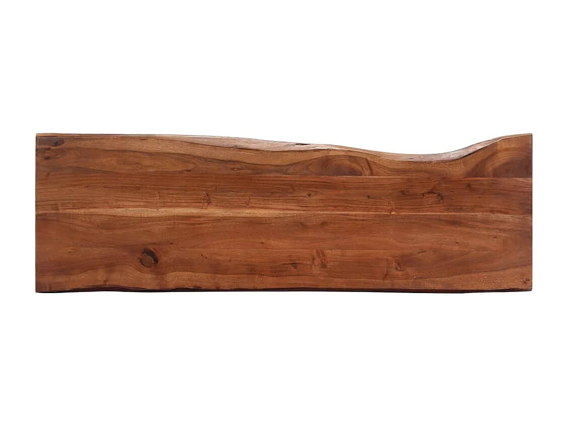 Konsolentisch 115x35x76 cm Massives Akazienholz und Eisen