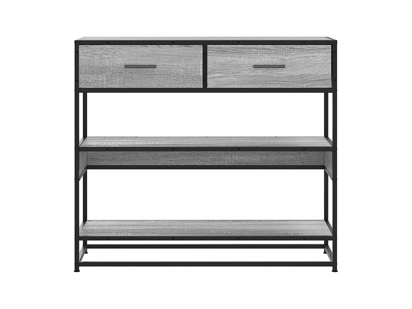 Sonoma grijze consoletafel 90x35x80 cm bewerkt hout