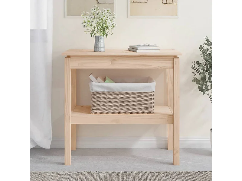 Consoletafel 80x40x75 cm Massief grenenhout