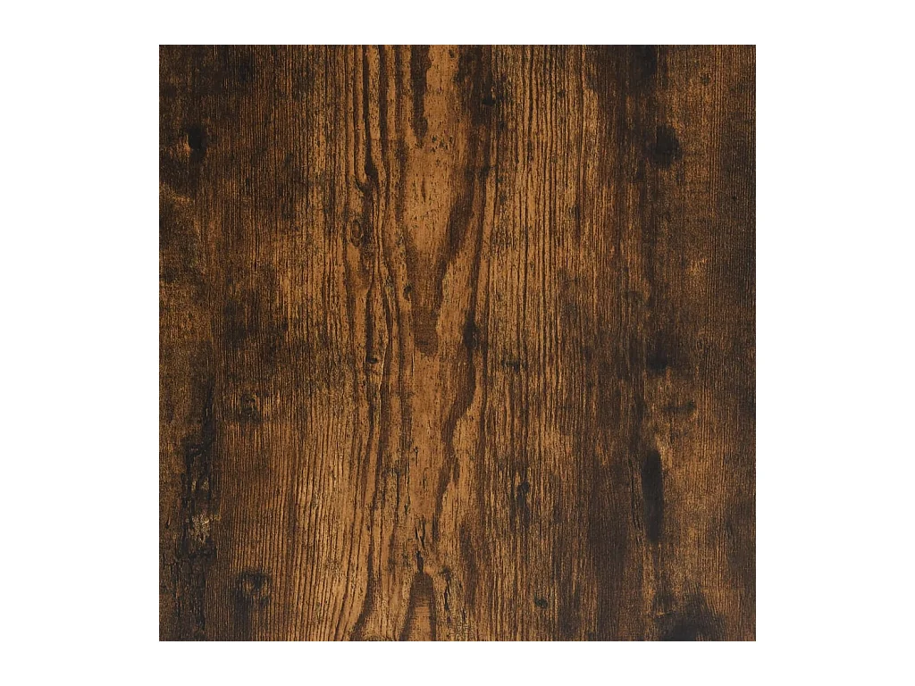 Table console chêne fumé 90x22,5x75 cm bois d'ingénierie