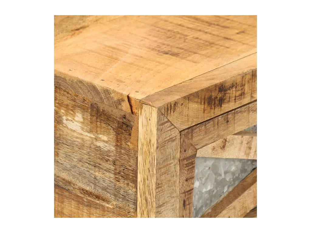 Table console 110 x 30 x 76 cm Bois de manguier massif