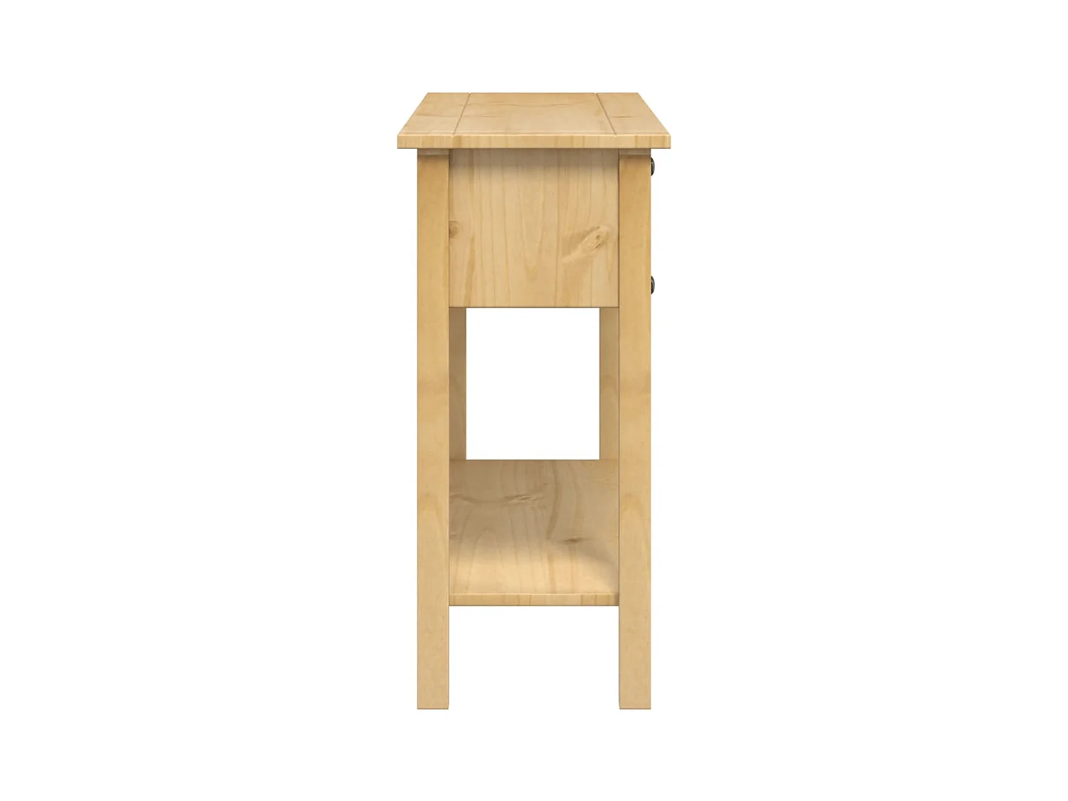 Table console 114x34,5x73 cm bois de pin massif
