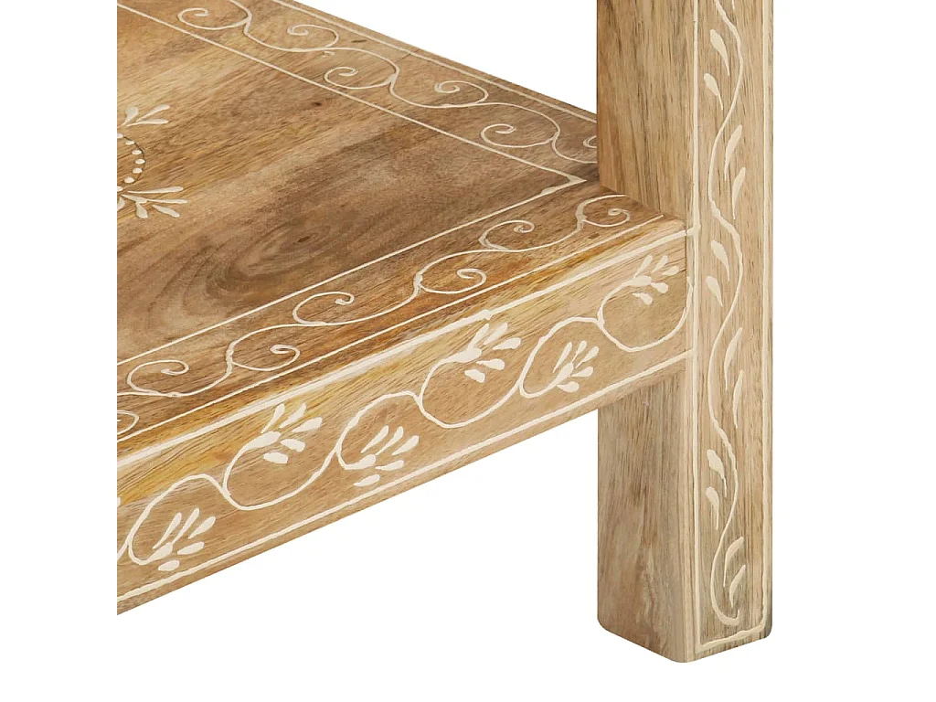 Table console 80x35x74 cm Bois de manguier massif