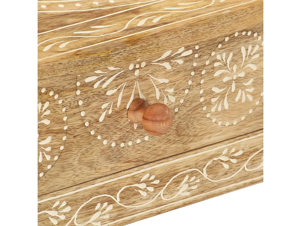 Mesa consola 80x35x74 cm Madera maciza de mango