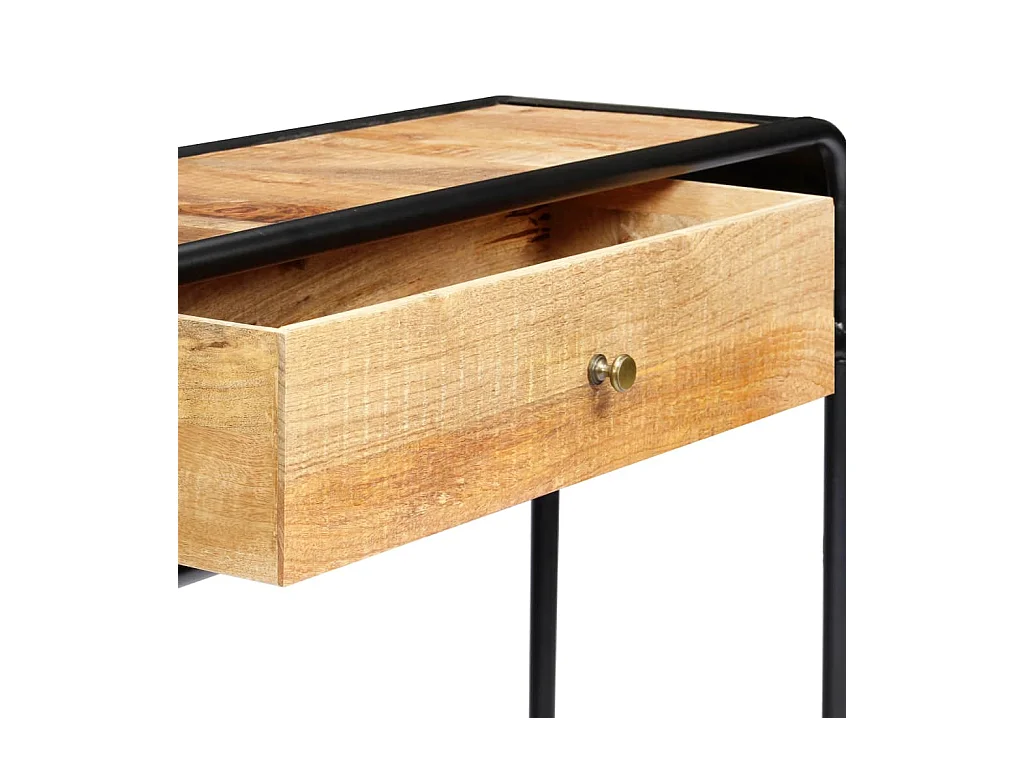 Table console 118 x 30 x 75 cm Bois de manguier massif