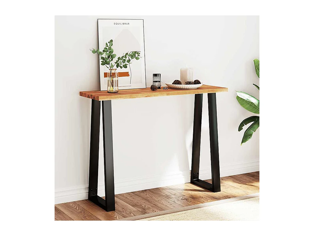 Table console à 110x35x80 cm bois d'acacia solide