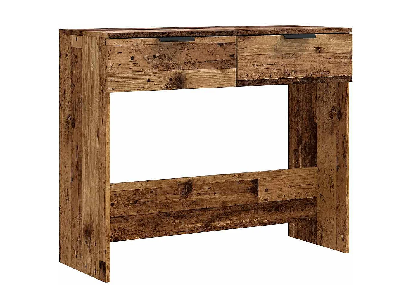 Table console vieux bois 90x36x75 cm bois d'ingénierie