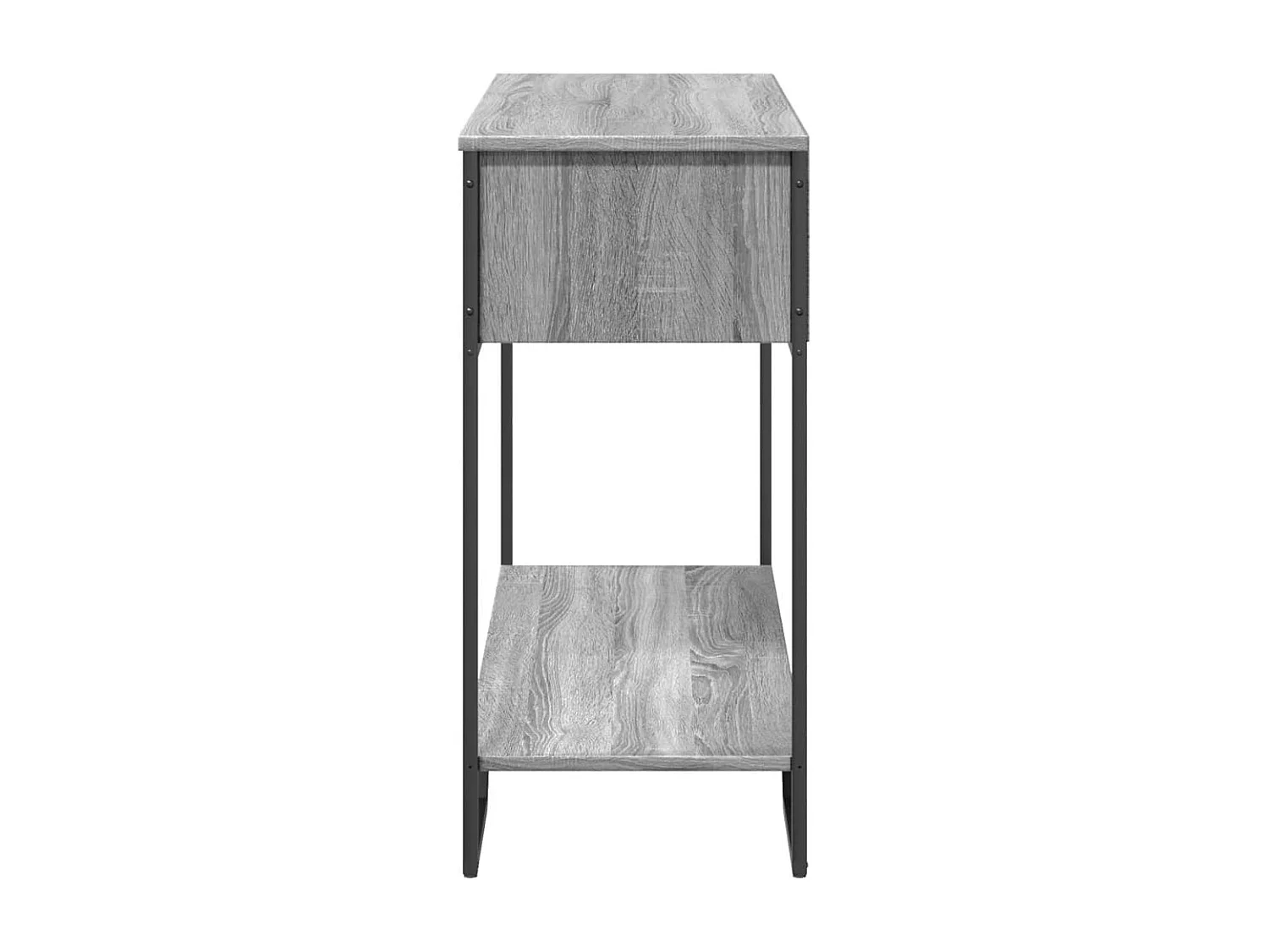 Mesa consola Sonoma gris 100x35x74,5 cm madera de ingeniería