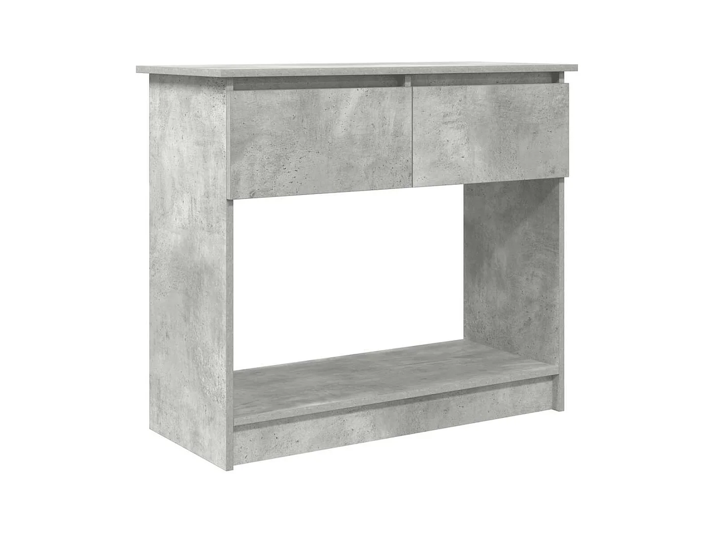 Consoletafel met lades, betongrijs, 85,5x38,5x74,5 cm