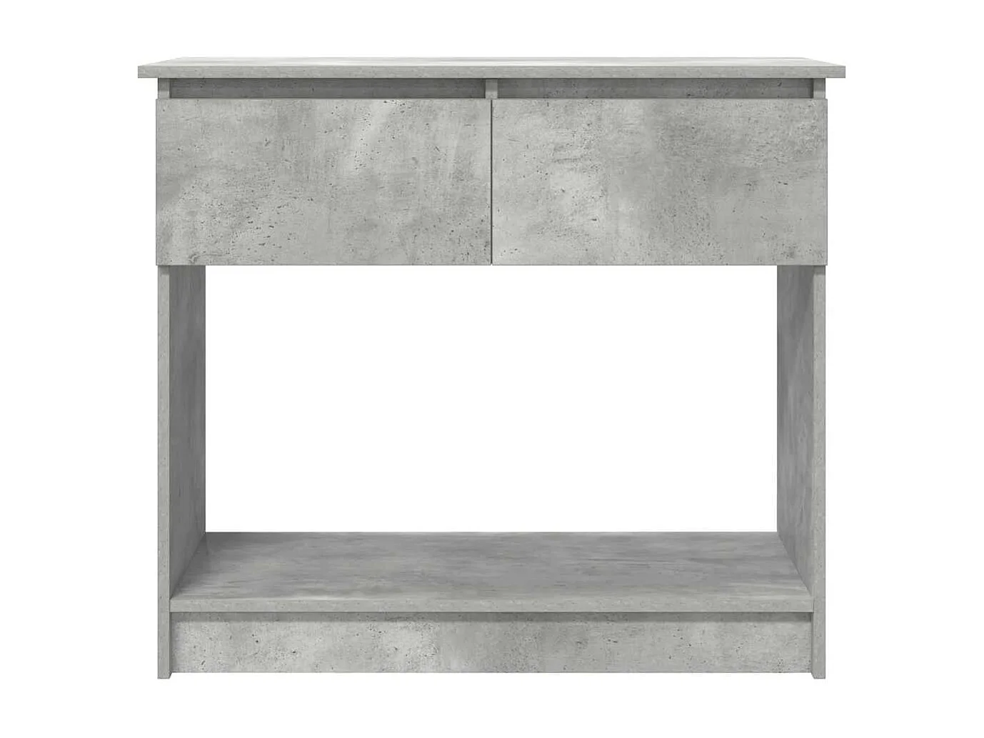 Consoletafel met lades, betongrijs, 85,5x38,5x74,5 cm