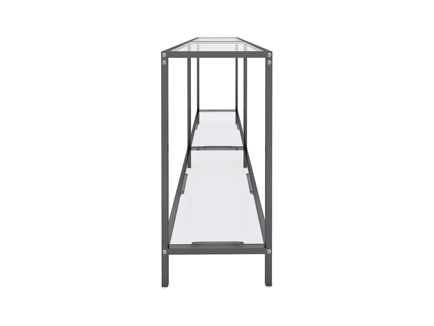 Transparante consoletafel 160x35x75,5 cm Gehard glas