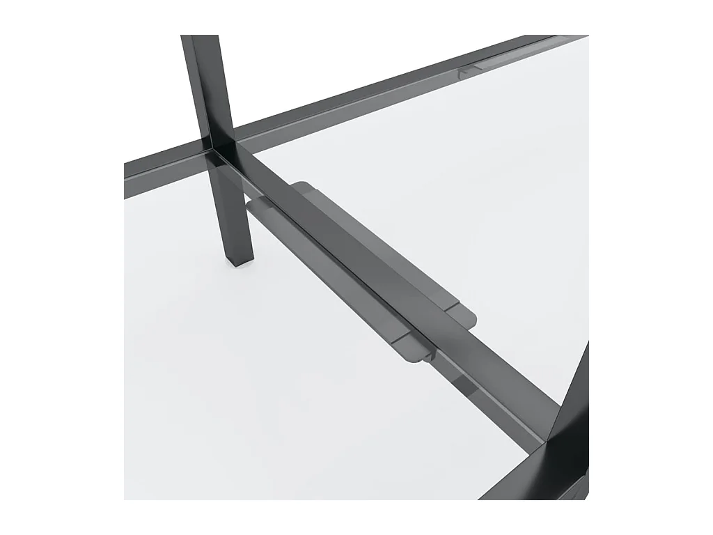 Transparante consoletafel 160x35x75,5 cm Gehard glas