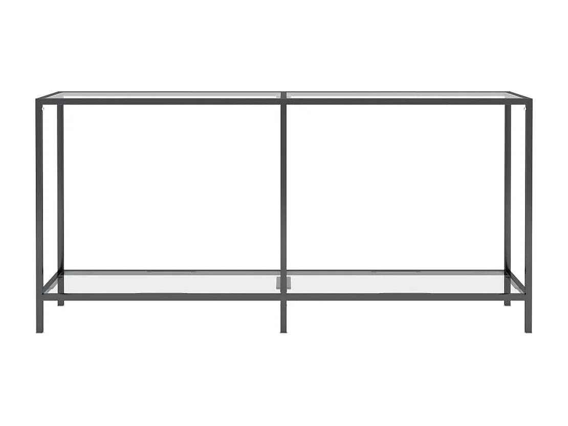 Transparante consoletafel 160x35x75,5 cm Gehard glas