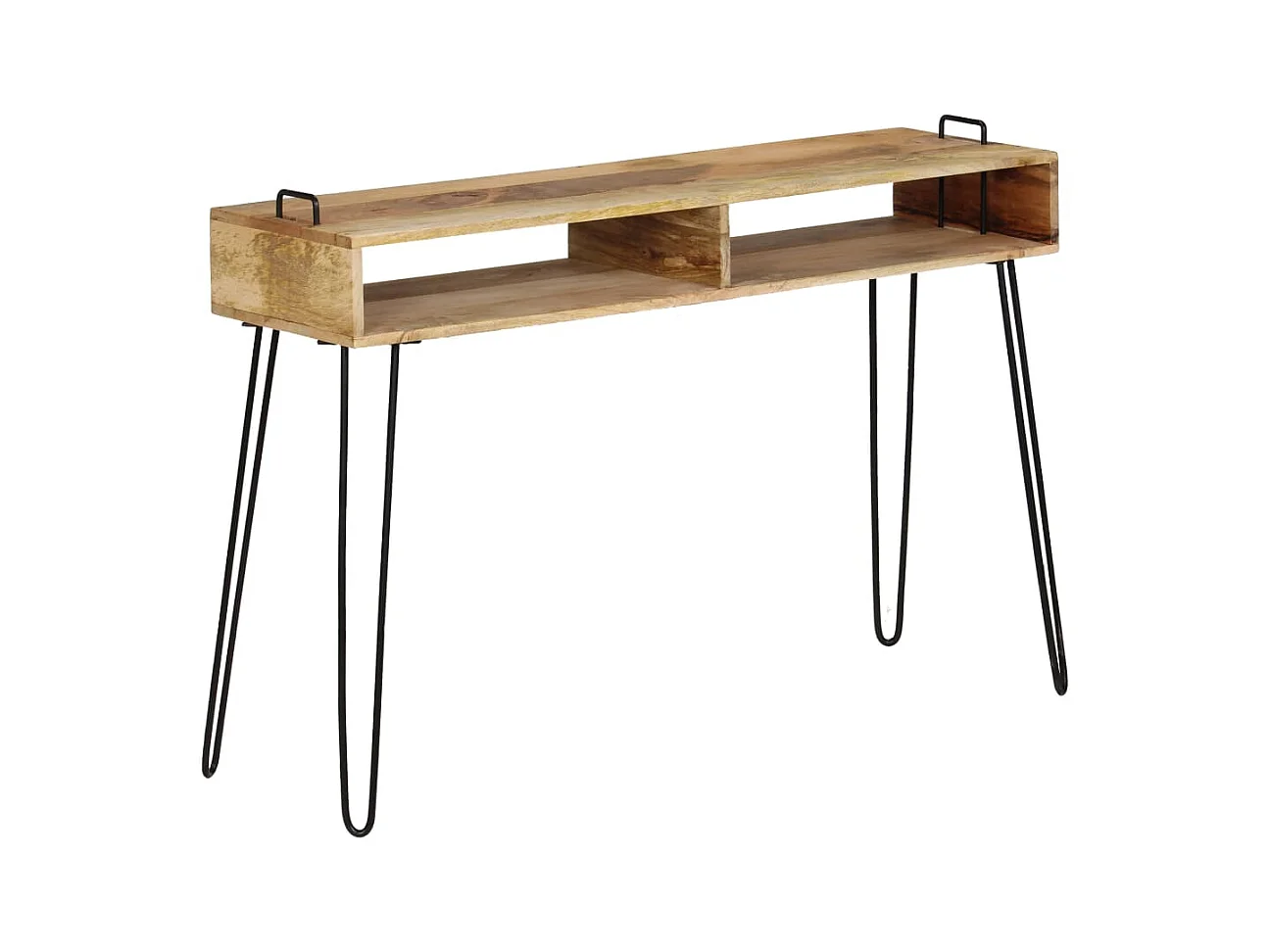 Table console Bois de manguier massif 115 x 35 x 76 cm