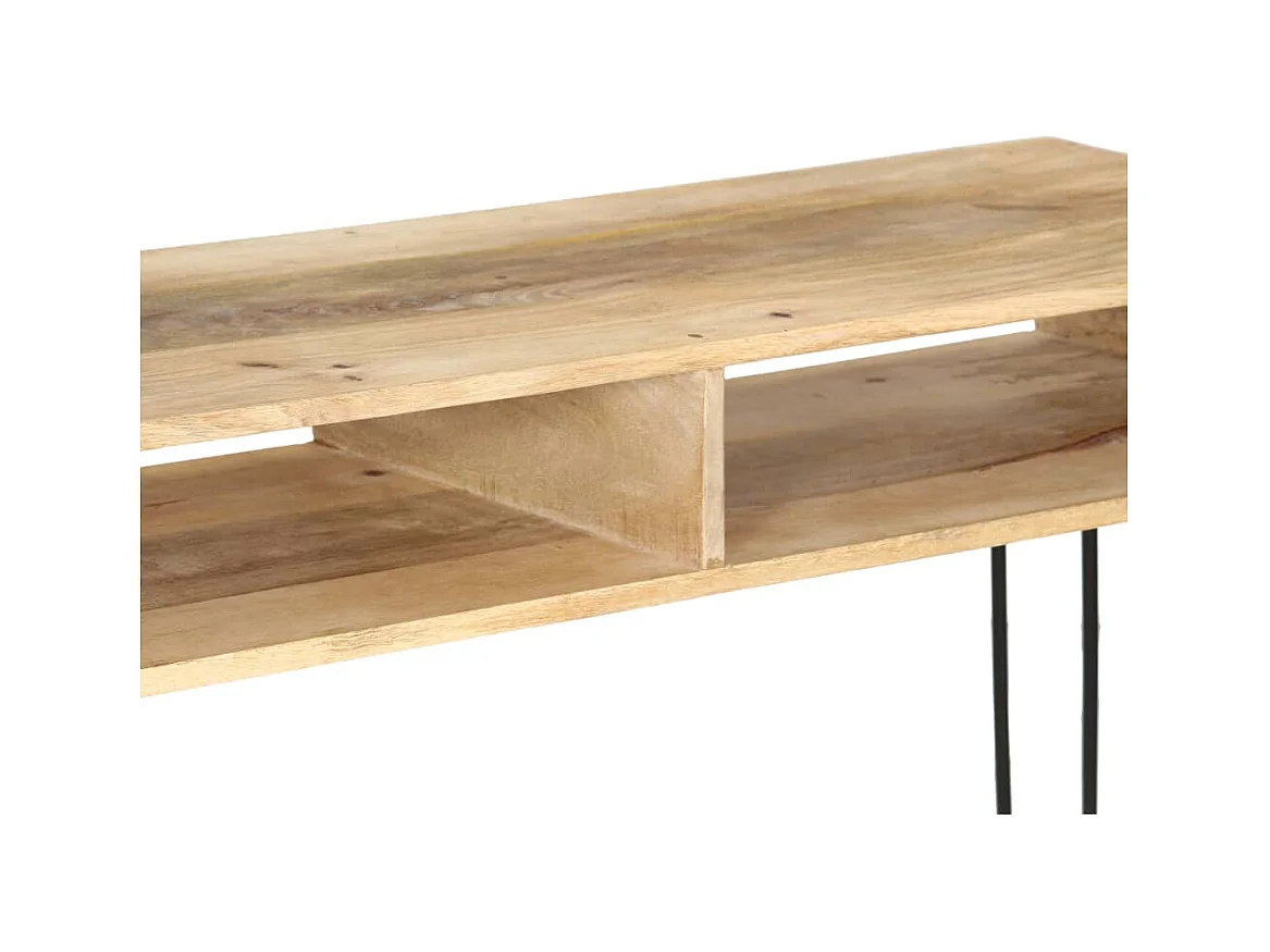 Table console Bois de manguier massif 115 x 35 x 76 cm
