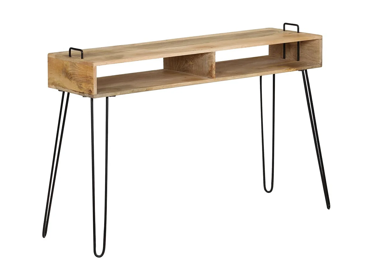 Table console Bois de manguier massif 115 x 35 x 76 cm