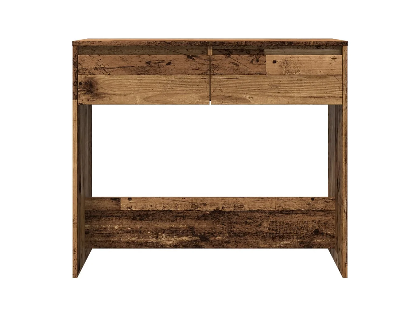 Table console vieux bois 89x41x76,5 cm bois d'ingénierie