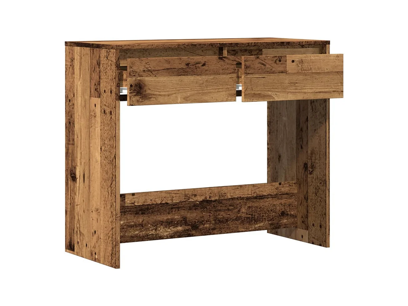 Table console vieux bois 89x41x76,5 cm bois d'ingénierie