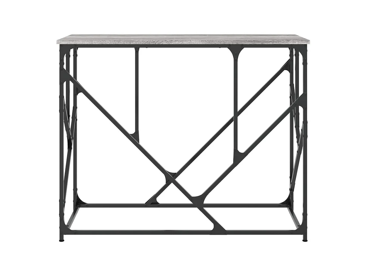 Sonoma grijze consoletafel 100x40x80 cm bewerkt hout